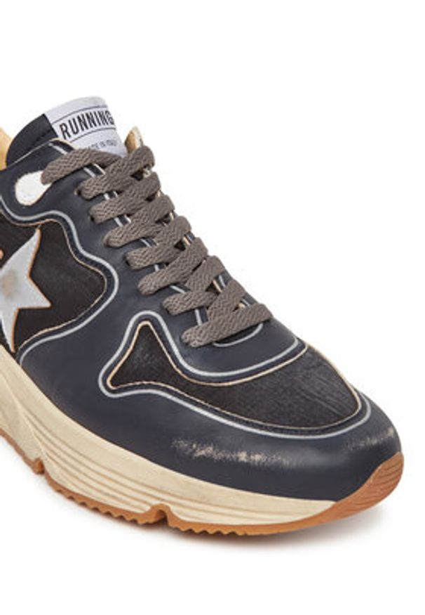 GOLDEN GOOSE Sneakersy GMF00126.F006220 50870 Granatowy. Kolor: niebieski. Materiał: materiał