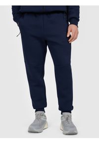 4f - 4F Spodnie dresowe joggery męskie - granatowe M. Kolor: niebieski. Materiał: dresówka. Sport: fitness #2