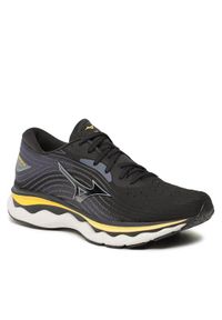 Mizuno Buty Wave Sky 6 J1GC220202 Czarny. Kolor: czarny. Materiał: materiał. Model: Mizuno Wave