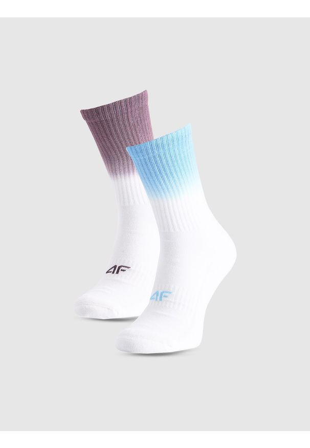4f - 4F Skarpety casual za kostkę (2-pack) uniseks - multikolor 39-42. Kolor: wielokolorowy. Materiał: bawełna