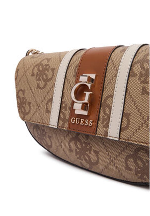 Guess Torebka Erenia HWSO78 38210 Beżowy. Kolor: beżowy. Materiał: skórzane