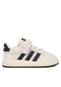 Adidas - adidas Sneakersy Grand Court 2.0 JR0778 Kremowy. Kolor: kremowy. Materiał: skóra, zamsz #1