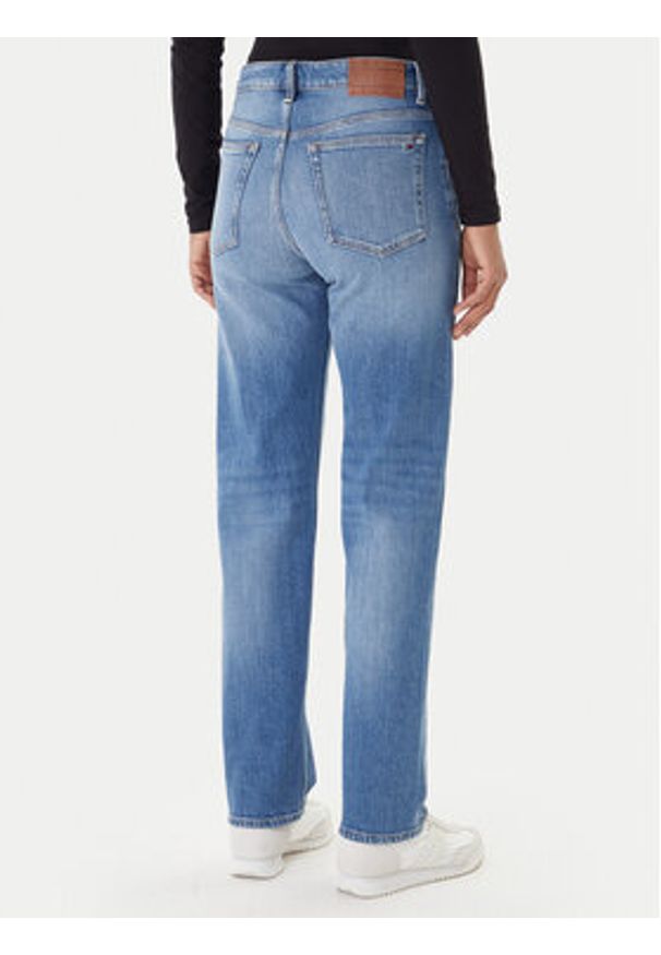 Tommy Jeans Jeansy Kira DW0DW21797 Niebieski Straight Fit. Kolor: niebieski