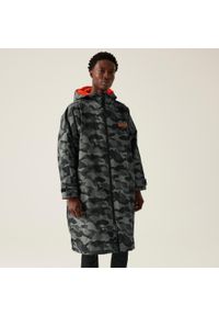 Regatta - Wodoodporny szlafrok do przewijania dla dorosłych unisex. Kolor: szary, wielokolorowy, pomarańczowy. Sport: turystyka piesza #1