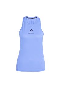 Adidas - Damski tank top adidas Lesmills. Kolor: niebieski. Technologia: ClimaCool (Adidas). Sport: fitness #1