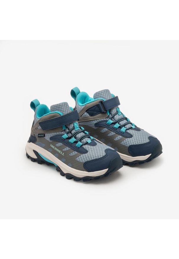 Merrell - Buty turystyczne dla dzieci Moab Speed 2 MID wodoodporne. Materiał: kauczuk