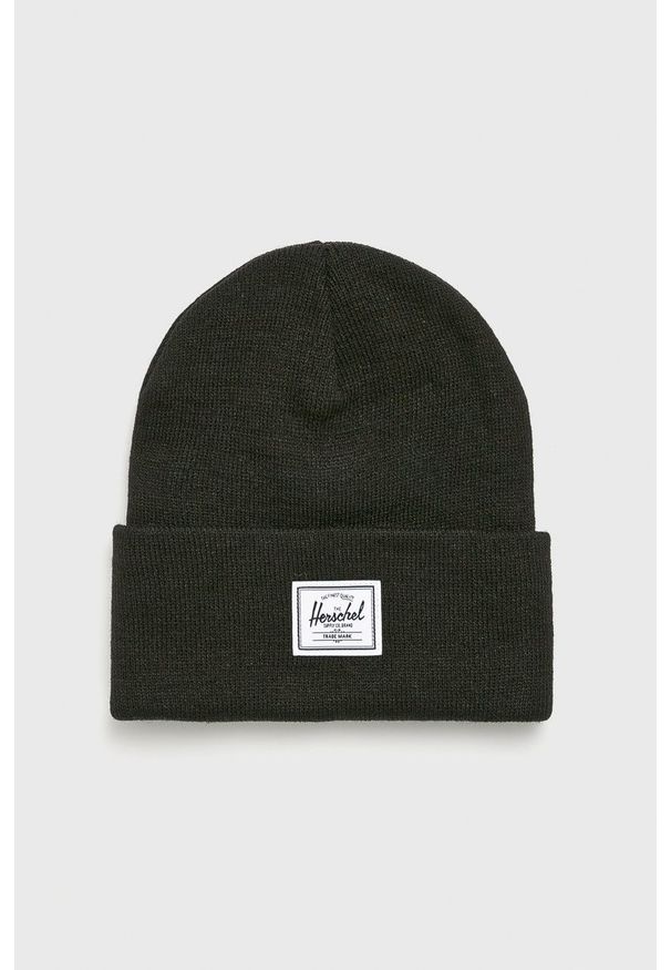 Herschel - Czapka 1065-U Elmer Beanie. Kolor: czarny