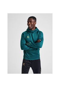 Bluza sportowa męska Hummel hml CIMA z kapturem. Typ kołnierza: kaptur. Kolor: niebieski. Sport: fitness, piłka ręczna #1