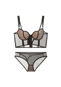 Intica - Gorsetowy komplet damski na wieczór i na co dzień Sietha. Kolor: wielokolorowy. Materiał: materiał #1