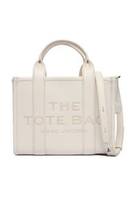 MARC JACOBS - Marc Jacobs Torebka The Leather Small Tote Bag H009L01SP21 Écru. Materiał: skórzane