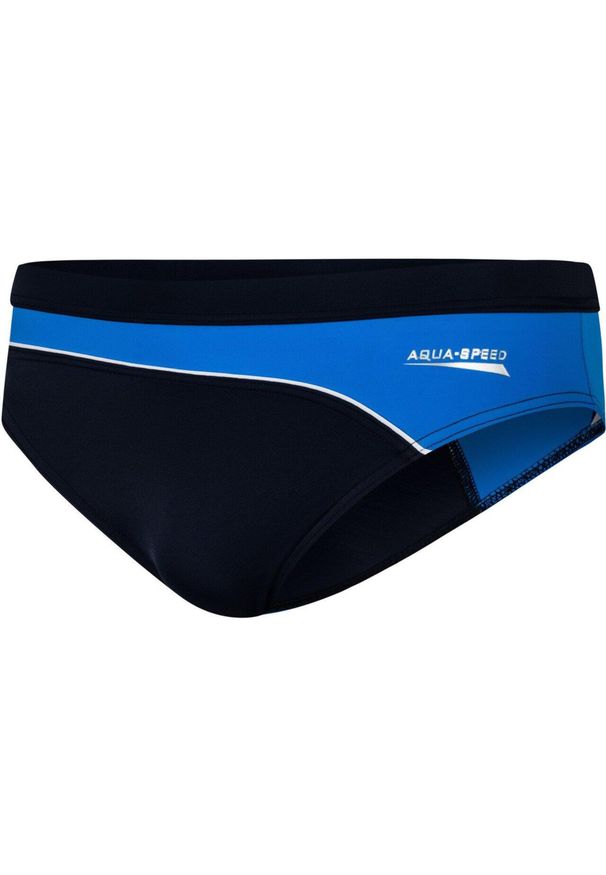 Aqua Speed - Slipy pływackie męskie TROY roz. S kol.42. Kolor: czarny, wielokolorowy, niebieski, biały