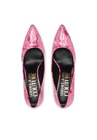 Versace Jeans Couture Szpilki 80VA3S50 ZS366 499 Różowy. Kolor: różowy. Materiał: skóra. Obcas: na szpilce #2