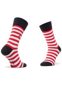 TOMMY HILFIGER - Tommy Hilfiger Skarpety długie 100000816 Kolorowy. Materiał: materiał. Wzór: kolorowy