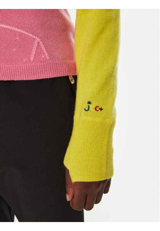 Rossignol Sweter Lina RLNWO09 Różowy Regular Fit. Kolor: różowy. Materiał: wełna, kaszmir