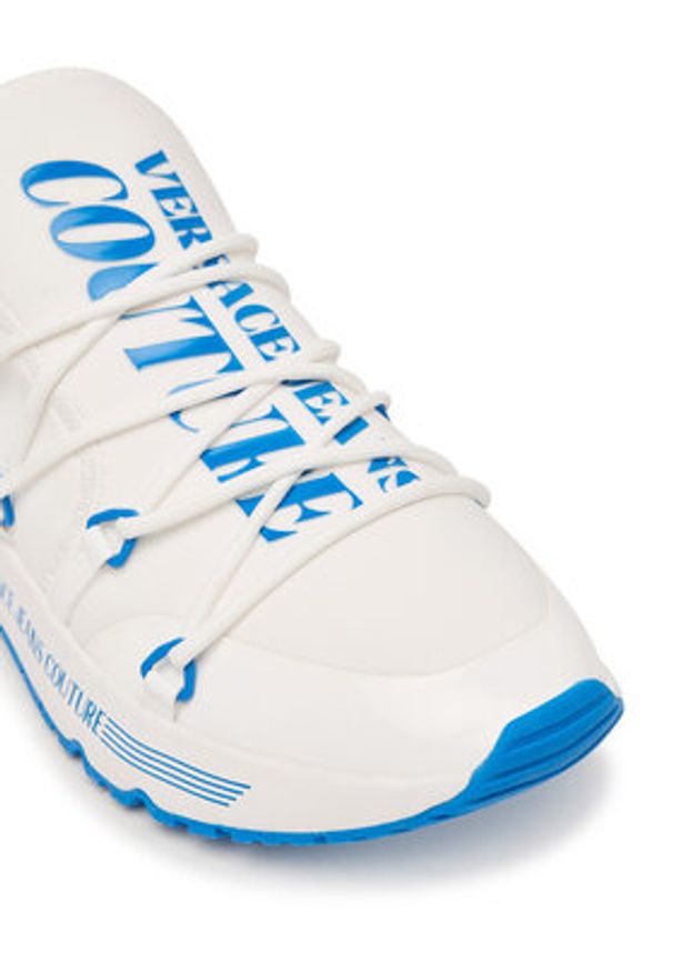 Versace Jeans Couture Sneakersy 80YA3SA6 Biały. Kolor: biały. Materiał: materiał