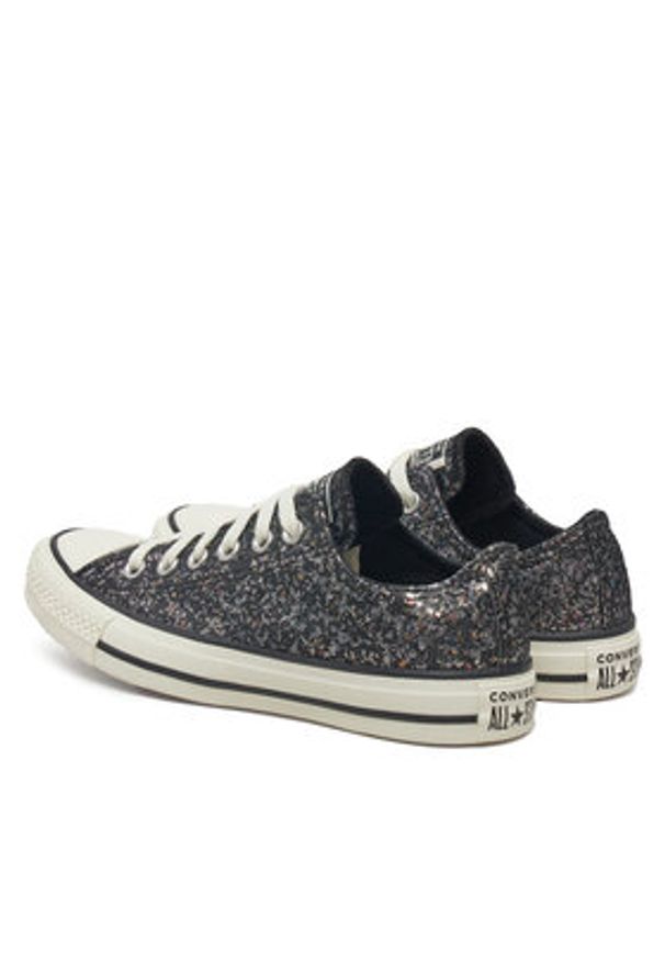 Converse Trampki Chuck Taylor All Star Glitter A11138C 001 Czarny. Kolor: czarny. Materiał: materiał