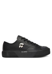 Karl Lagerfeld - KARL LAGERFELD Sneakersy KL95025 Czarny. Kolor: czarny. Materiał: skóra