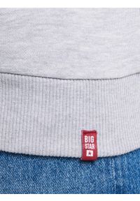 Big-Star - Bluza damska ze stójką szara Chita 901. Typ kołnierza: kołnierzyk stójkowy. Kolor: szary. Materiał: żakard, bawełna #4