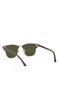 Ray-Ban Okulary przeciwsłoneczne Clubmaster 0RB3016 W0366 Brązowy. Kolor: brązowy. Materiał: syntetyk #2