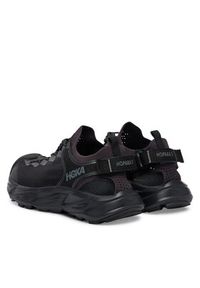 HOKA - Hoka Sandały Hopara 2 1147670 Czarny. Kolor: czarny. Materiał: materiał #5