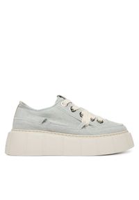 Inuikii Sneakersy Matilda Frayed 1001-001-0181 Niebieski jasny. Kolor: niebieski. Materiał: materiał #1