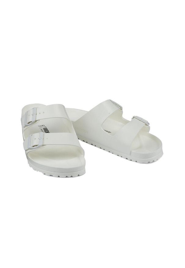 Klapki męskie Birkenstock Arizona Eva. Zapięcie: bez zapięcia. Kolor: biały. Materiał: materiał, syntetyk. Szerokość cholewki: normalna