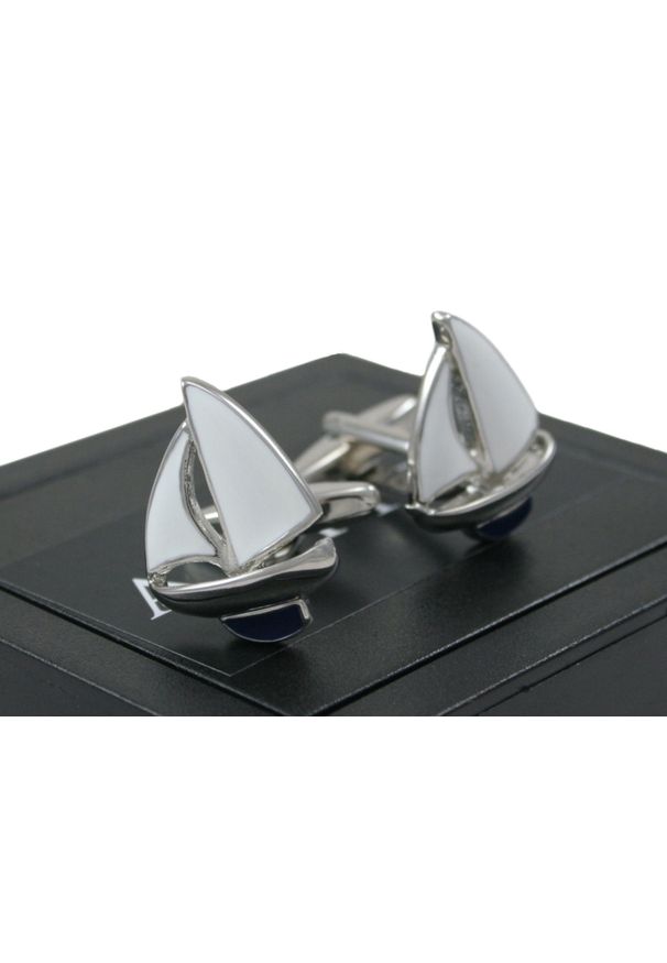 Stylowe, Męskie Spinki do Mankietów - Alties - ŻAGLÓWKA