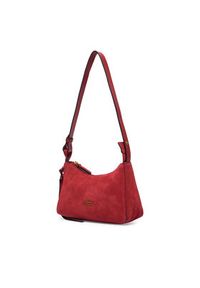 TOMMY HILFIGER - Tommy Hilfiger Torebka Th Statement Mini Should Bag Sue AW0AW18823 Granatowy. Kolor: niebieski. Materiał: skórzane, zamszowe #6