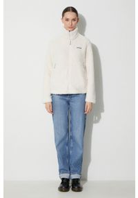 columbia - Columbia bluza damska kolor beżowy wzorzysta 1905913-575. Okazja: na co dzień. Kolor: beżowy. Materiał: dzianina. Styl: casual #2