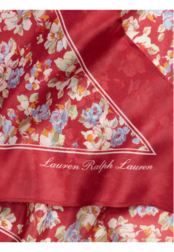 Lauren Ralph Lauren - LAUREN RALPH LAUREN Chusta 454P14486001 Czerwony. Kolor: czerwony. Materiał: jedwab