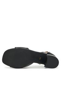 DeeZee Sandały LWYZD1027-1 Czarny. Kolor: czarny. Materiał: skóra