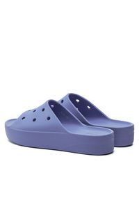 Crocs Klapki Classic Platform Slide 208180 Niebieski. Kolor: niebieski. Obcas: na platformie