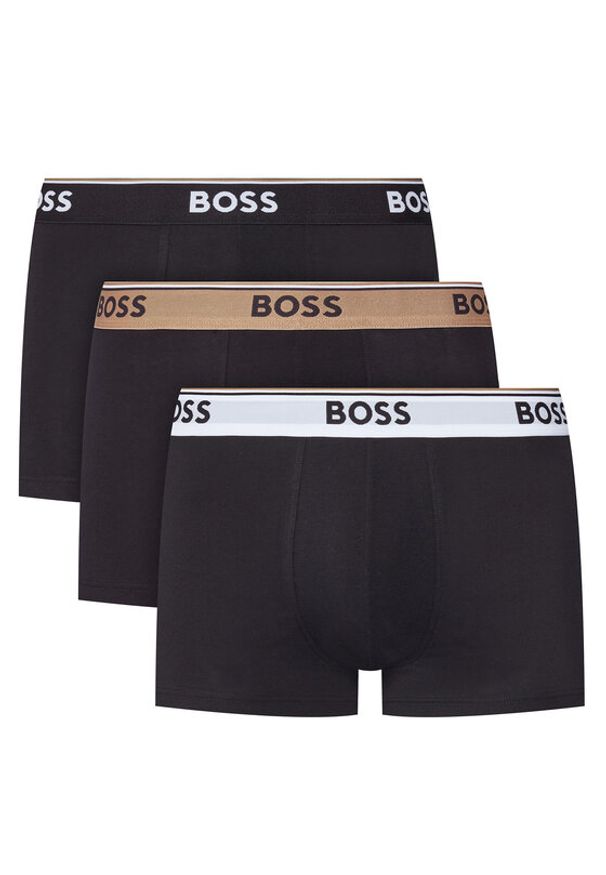 BOSS Komplet 3 par bokserek 50531684 Czarny. Kolor: czarny. Materiał: bawełna