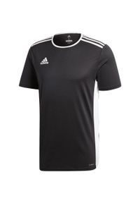 Adidas - Koszulka piłkarska dla dzieci adidas Entrada 18 Jersey JUNIOR. Kolor: czarny, biały, wielokolorowy. Materiał: jersey. Sport: piłka nożna