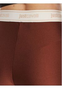 Just Cavalli Legginsy 80PAC100 J0108 Brązowy Skinny Fit. Kolor: brązowy. Materiał: syntetyk #5