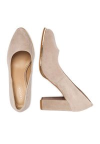 Lasocki Czółenka CEO-WS24317-01 Beżowy. Kolor: beżowy. Materiał: zamsz, skóra #4