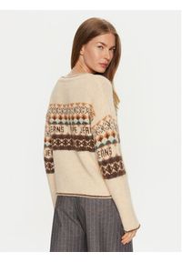 Pepe Jeans Sweter Hitty PL702193 Beżowy Relaxed Fit. Kolor: beżowy. Materiał: syntetyk #4