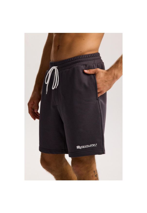 ROUGH RADICAL - Męskie spodenki dresowe Rough Radical Cotton Active Shorts Men. Kolor: szary. Materiał: dresówka. Sport: fitness