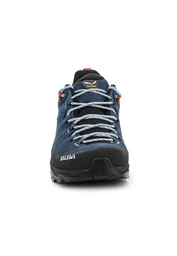 Buty trekkingowe damskie Salewa Alp Trainer 2. Zapięcie: sznurówki. Kolor: niebieski. Materiał: guma, materiał, syntetyk. Szerokość cholewki: normalna