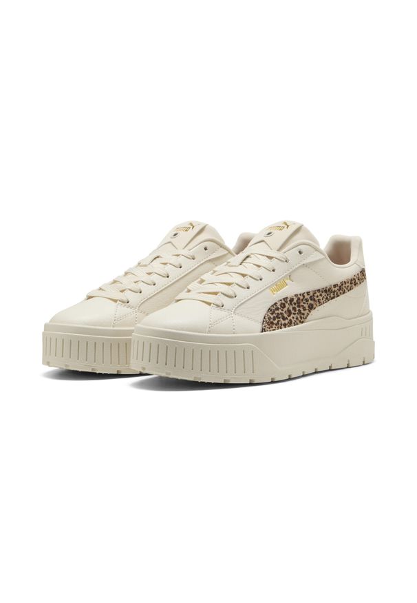 Puma - Damskie sneakersy Karmen II Animal Flair PUMA. Okazja: na co dzień. Kolor: beżowy