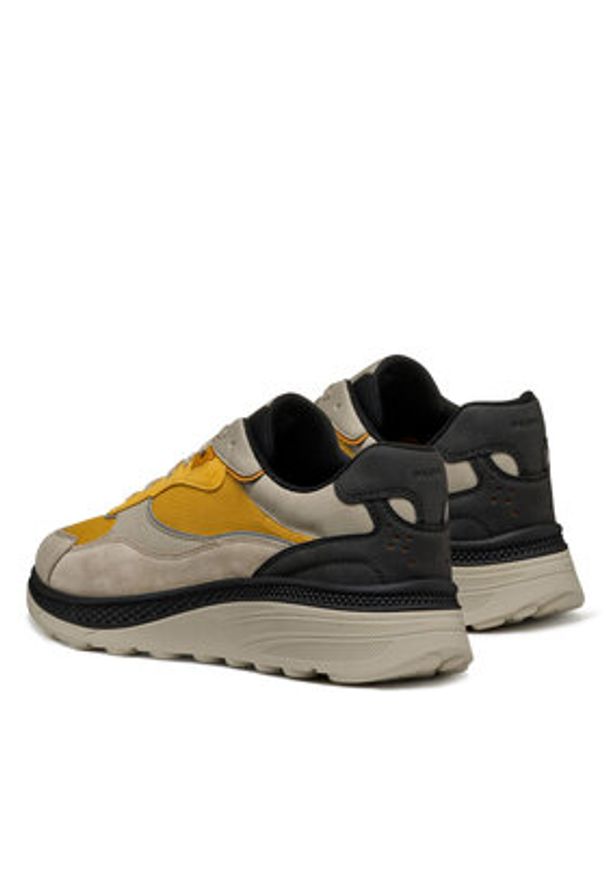 Geox Sneakersy U Spherica Actif X1 U55HUA 01422 C0962 Żółty. Kolor: żółty. Materiał: materiał