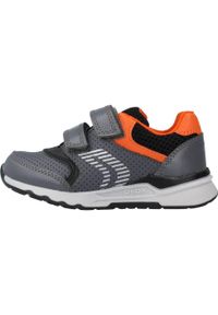 Geox - Buty GEOX B PYRIP BOY A Szary. Kolor: szary. Materiał: syntetyk, tkanina. Sport: turystyka piesza
