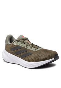 Adidas - adidas Buty do biegania Response IG1415 Khaki. Kolor: brązowy