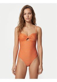 Roxy Strój kąpielowy Wavy Baby ERJX103793 Pomarańczowy. Kolor: pomarańczowy. Materiał: syntetyk #1