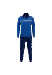 Dres z polaru zapinany na suwak Givova One. Kolor: biały, niebieski, wielokolorowy. Materiał: polar, dresówka. Sport: piłka nożna #1