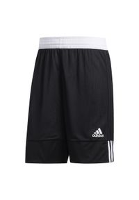 Adidas - Krótkie spodenki adidas 3G Speed Reversible. Kolor: wielokolorowy, czarny, biały. Długość: krótkie. Sport: koszykówka, fitness