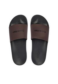 Calvin Klein Klapki Ess Slide Monobrand Cv HM0HM02107 Brązowy. Kolor: brązowy. Materiał: syntetyk #6