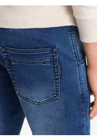 Ombre Clothing - Spodnie męskie jeansowe joggery - jasnoniebieskie OM-PADJ-0106 - XL. Kolor: niebieski. Materiał: jeans #3