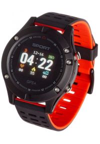 Smartwatch Garett Electronics Sport 25 Czerwony (5903246280180). Rodzaj zegarka: smartwatch. Kolor: czerwony. Styl: sportowy #1