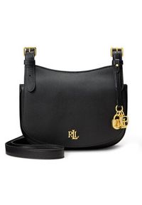 Lauren Ralph Lauren - LAUREN RALPH LAUREN Torebka 431P06070002 Czarny. Kolor: czarny. Materiał: skórzane #7